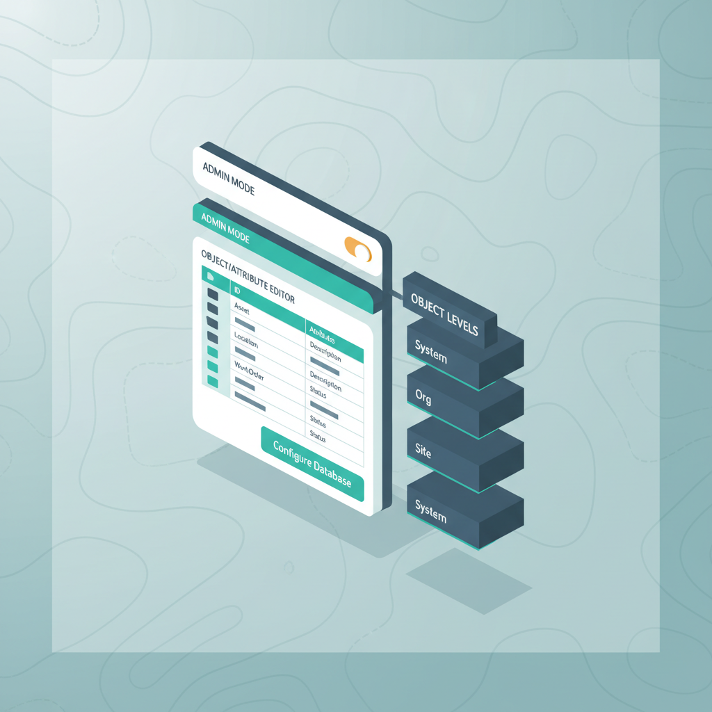 Illustration de la leçon 3.7 — Database Configuration : objets, attributes, Admin Mode, Object Levels